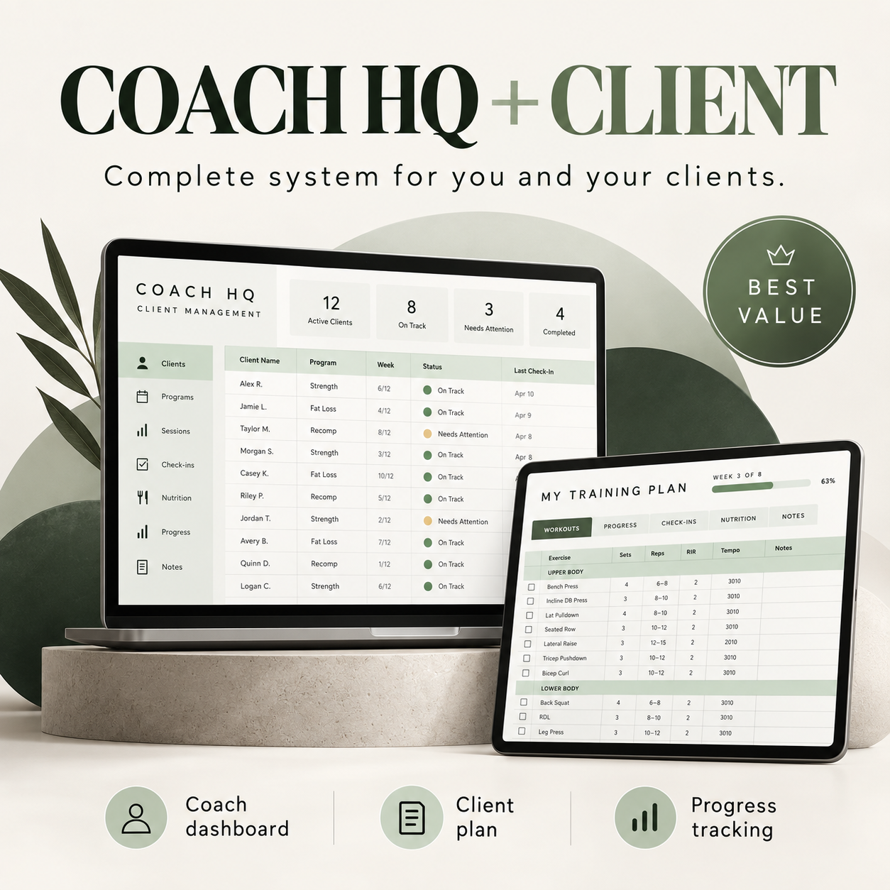 Coach + Client Bundle preview